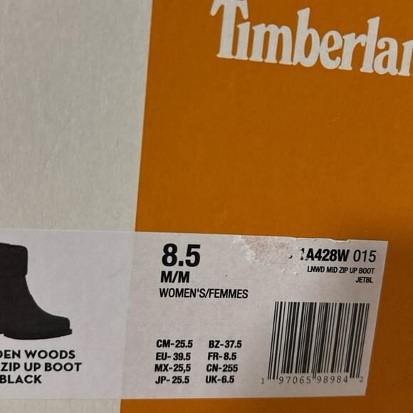 Timberland Women's Linden Woods Waterproof Fleece Down Hiking Boot -Size: 7, 8.5 - Picture 9 of 9